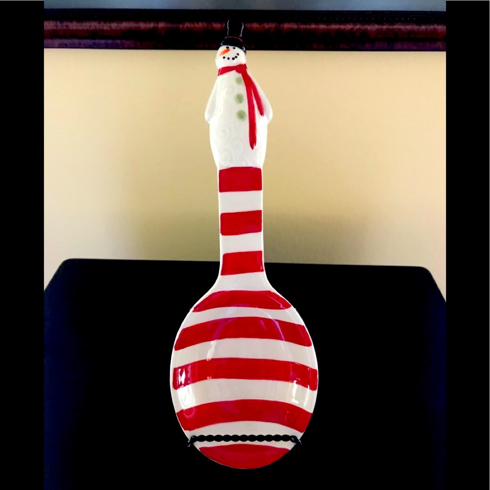 Christmas Spoon Rest by “mud pie”